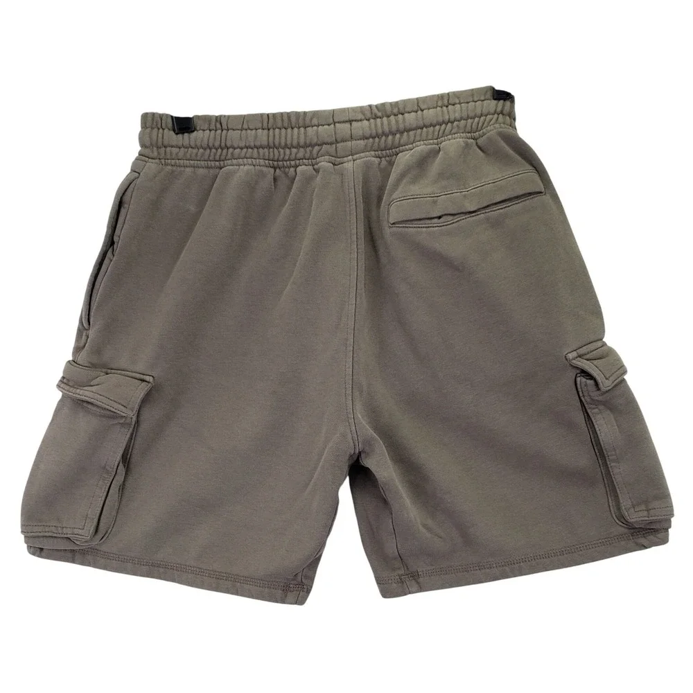 Gymshark Cargo Sweat Shorts Mens XS Olive Green Athletic Loungewear Gorpcore
